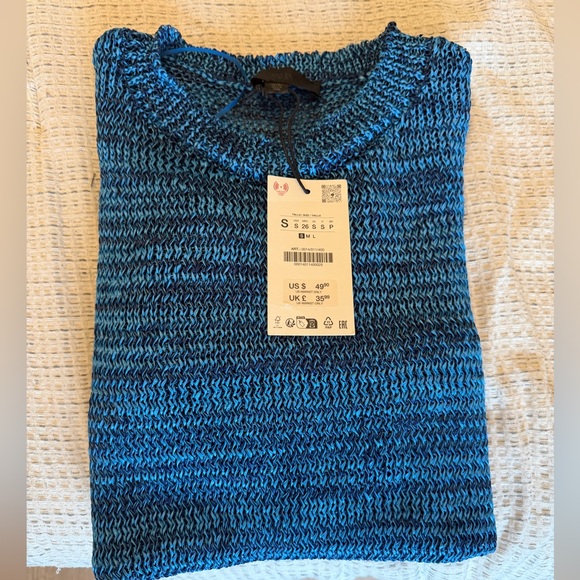 Zara Ribbon trim Knit Sweater - Picture 2 of 7